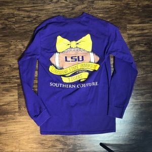 Southern Couture LSU Long Sleeve T Shirt